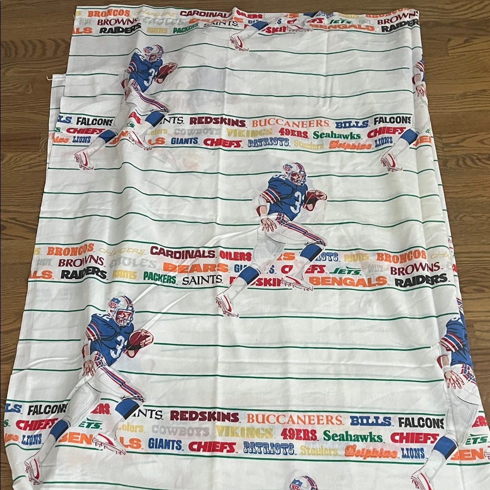 Vintage NFL flat sheet